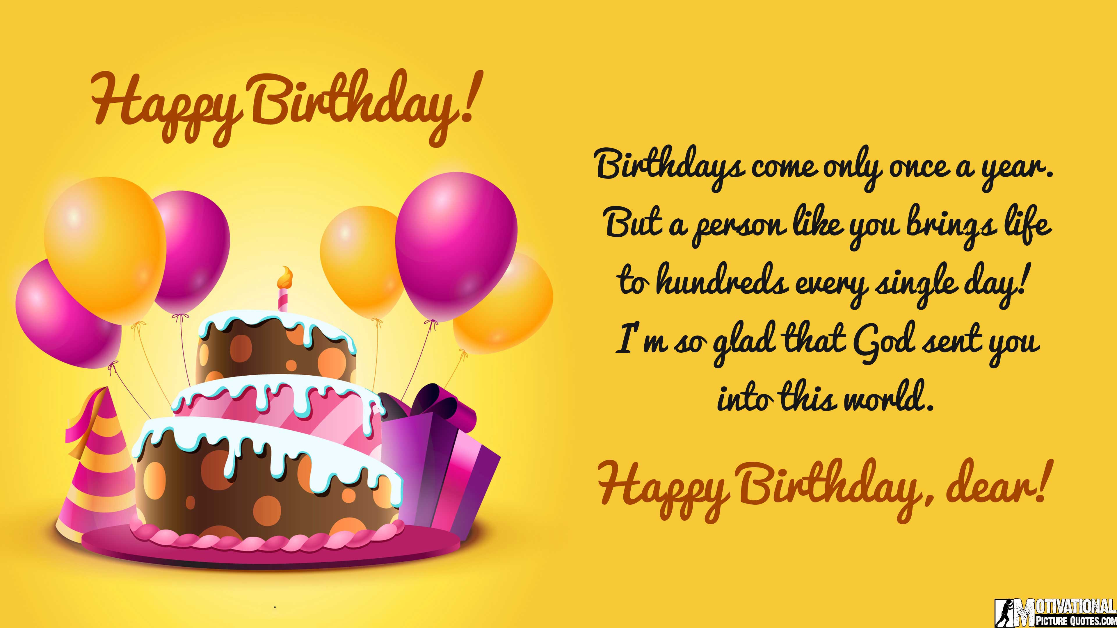 Happy Birthday Images With Quotes