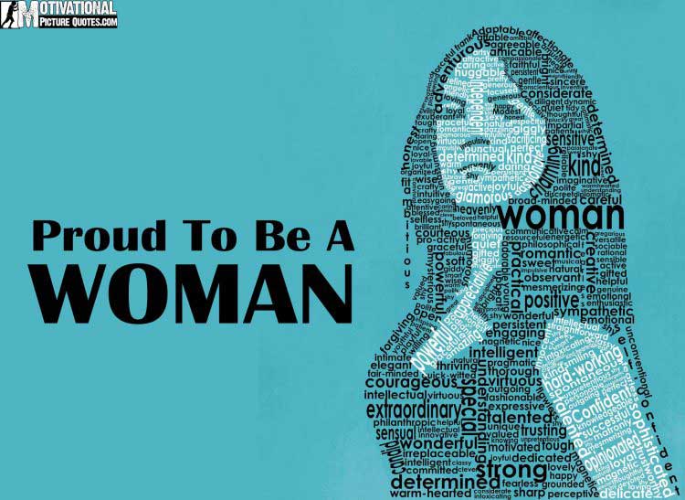 proud to be a woman