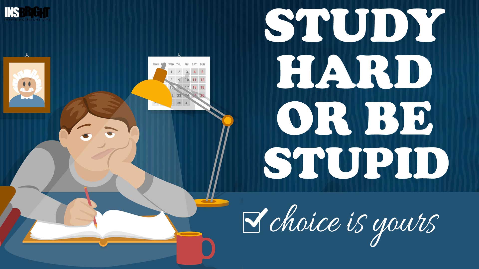 Study Wallpaper HD -Keep Calm And Study Hard | Insbright