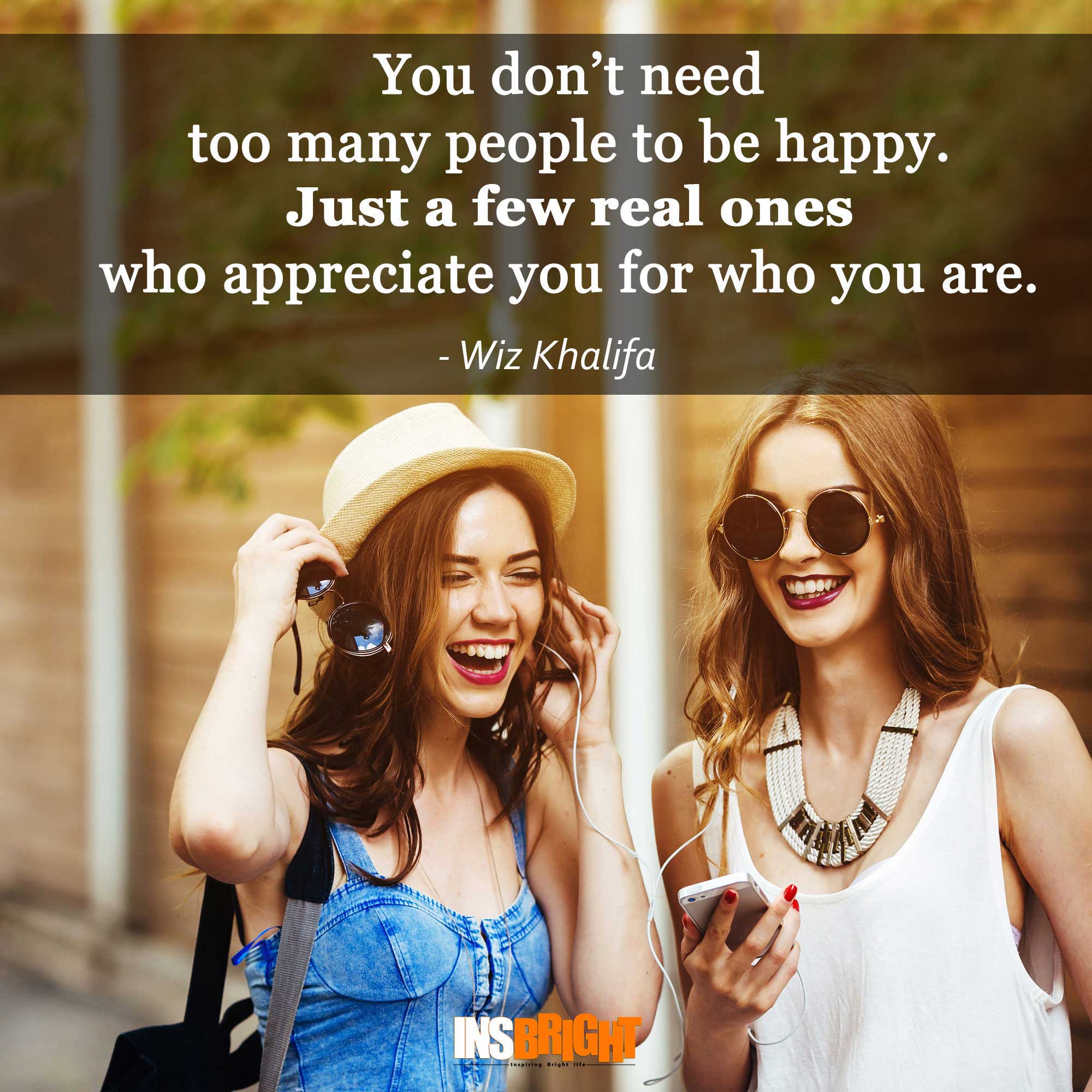 hip hop quotes about friendship by Wiz Khalifa
