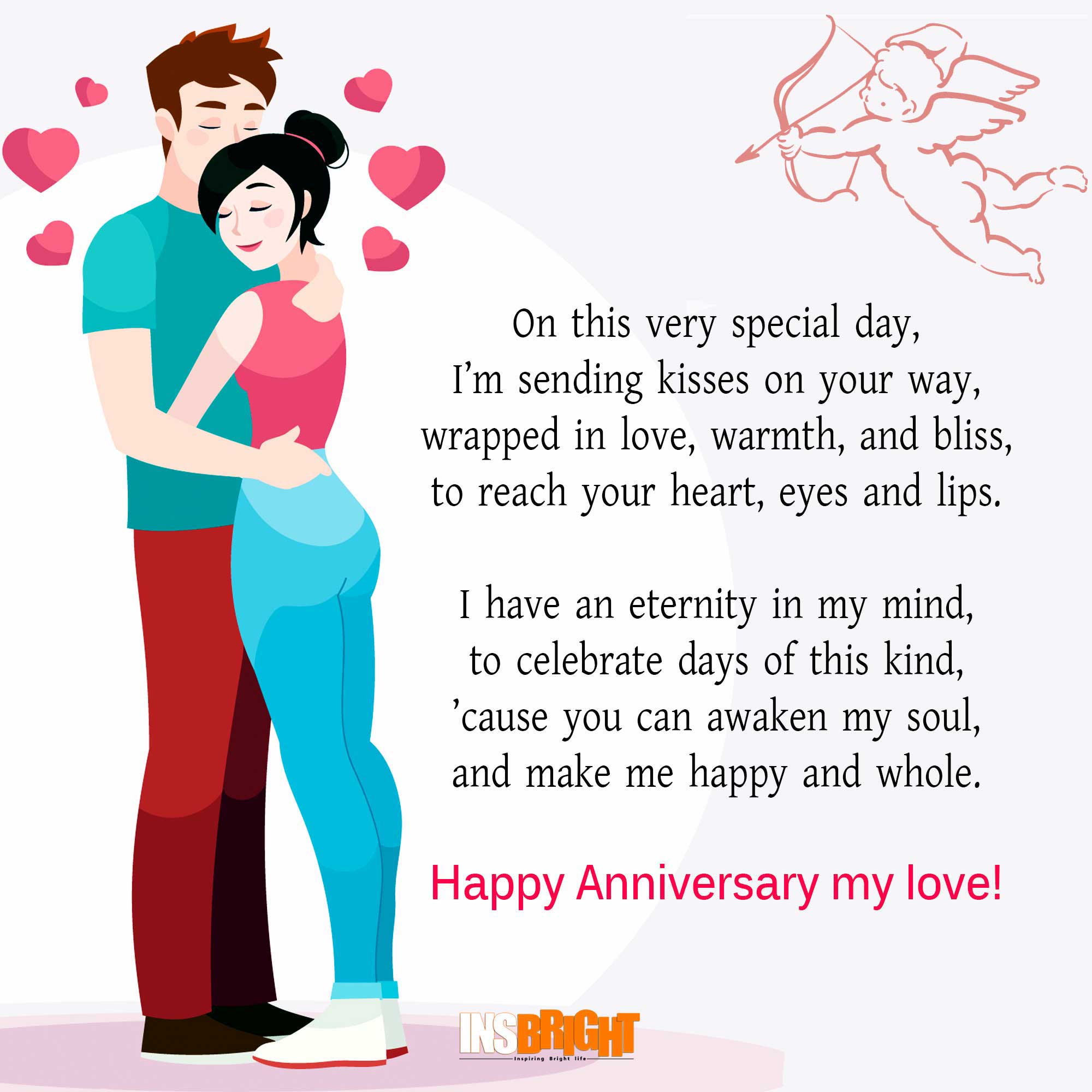 Cute Happy Anniversary Poems For Him Or Her With Images Insbright