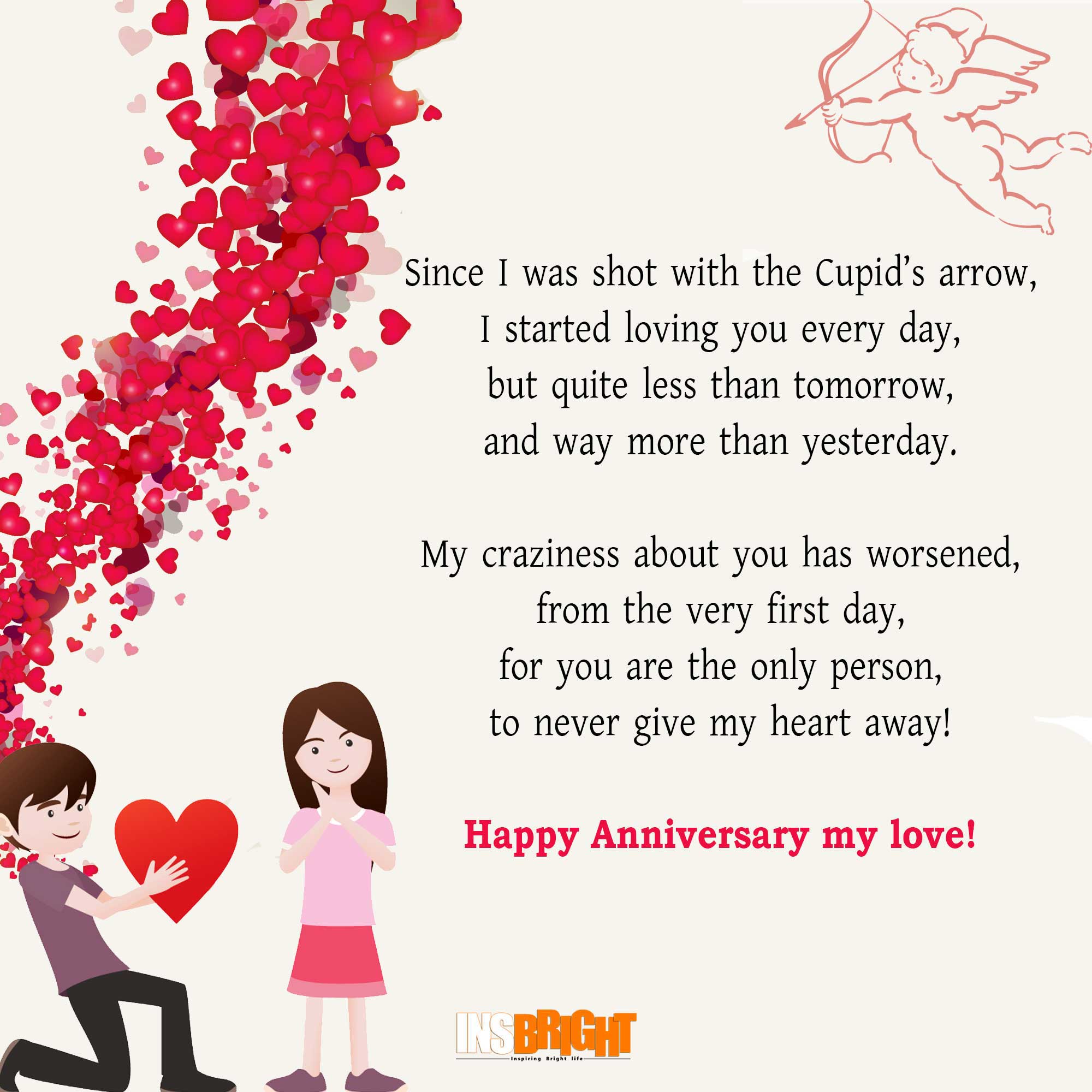 Cute Happy Anniversary Poems For Him Or Her With Images Insbright