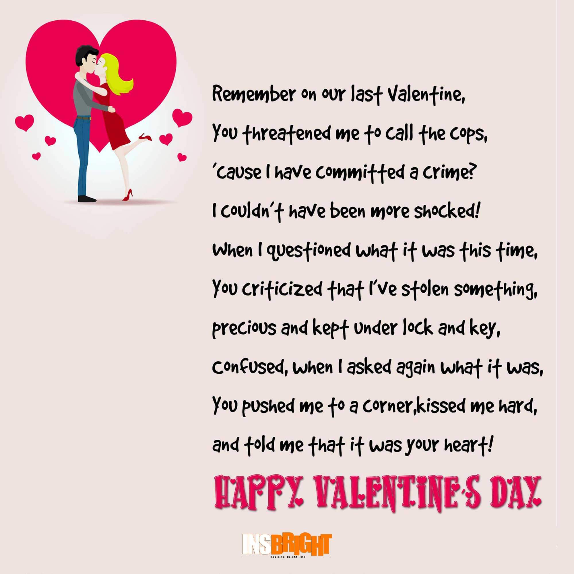 Happy Valentine's Day Poems For Him or Her With Images 2017 | Insbright