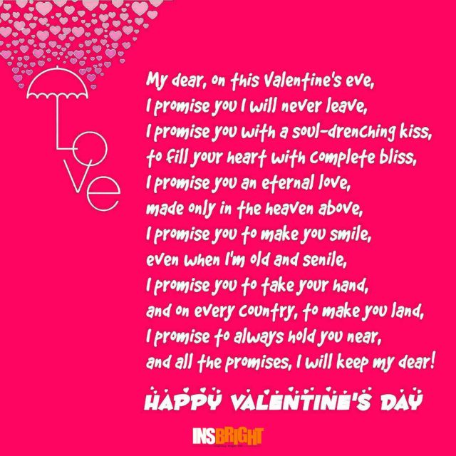 Happy Valentine's Day Poems For Him or Her With Images 2017 | Insbright