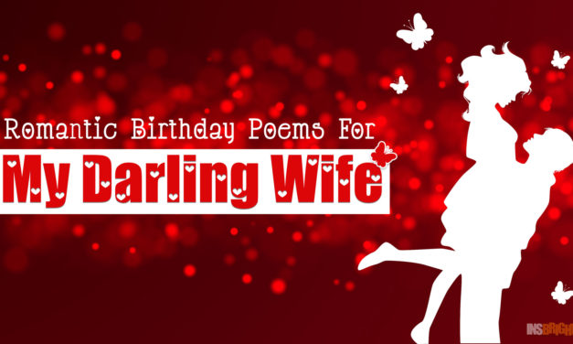 Romantic Happy Birthday Poems For Wife With Love From Husband