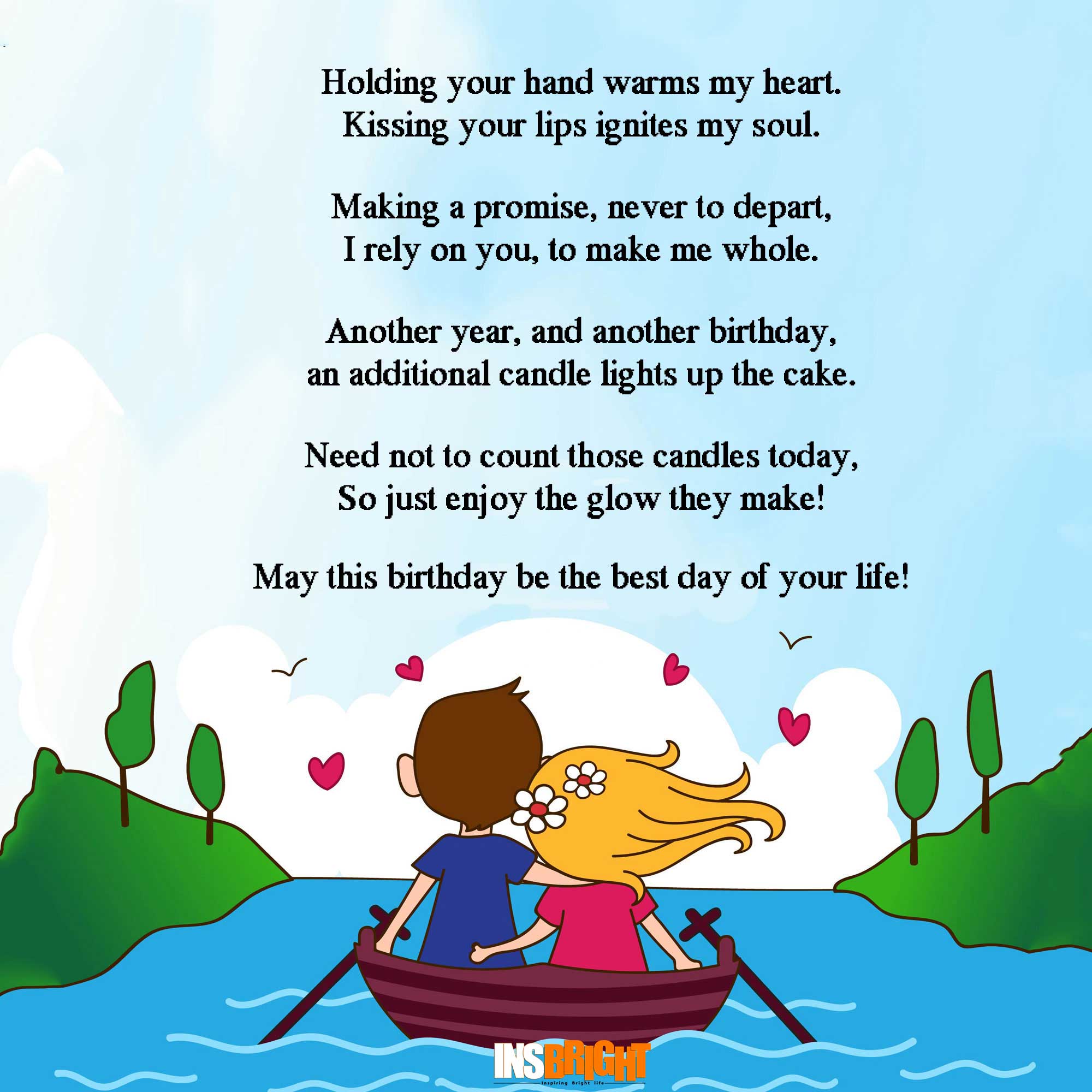 10+ Romantic Happy Birthday Poems For Wife With Love From