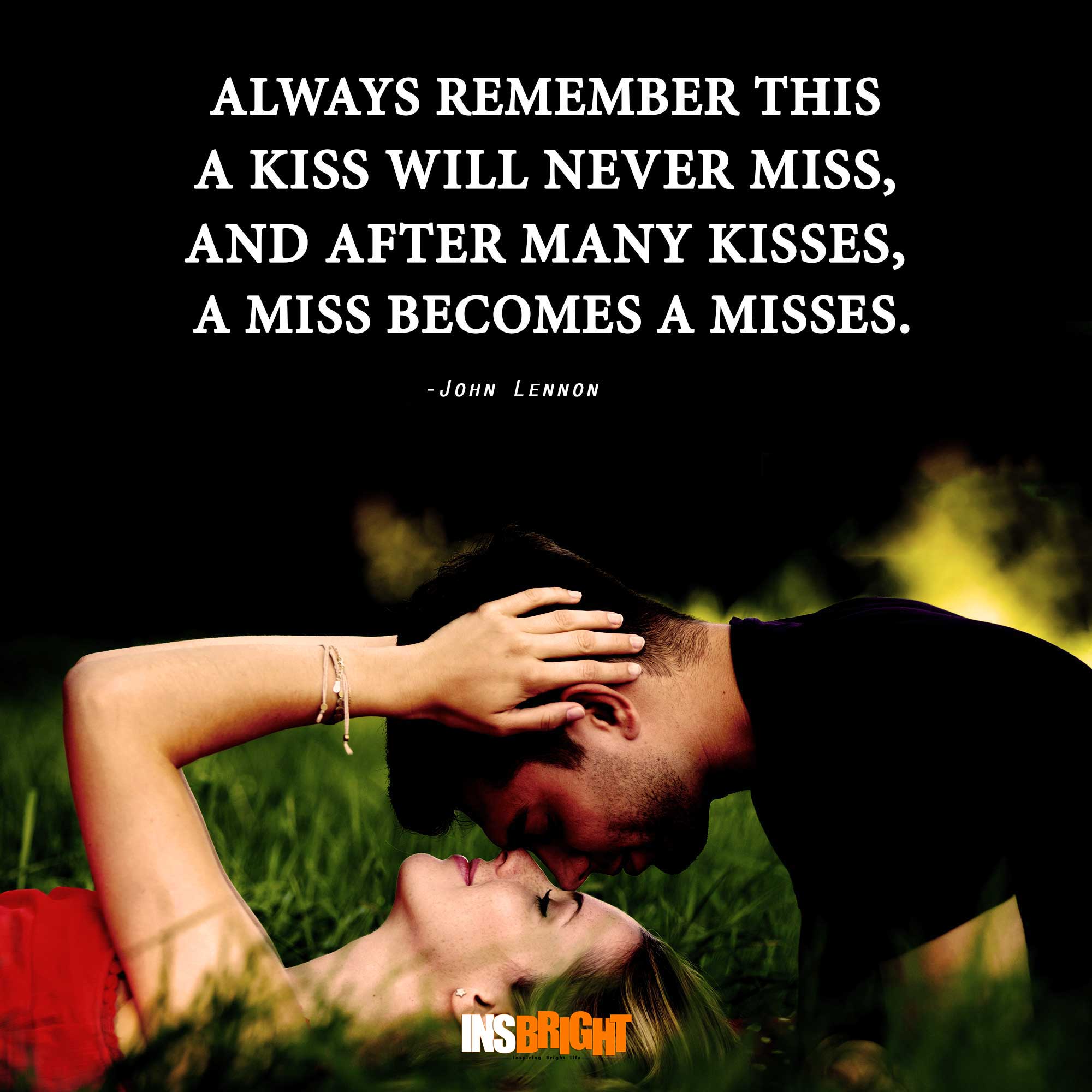 kissing quotes for her