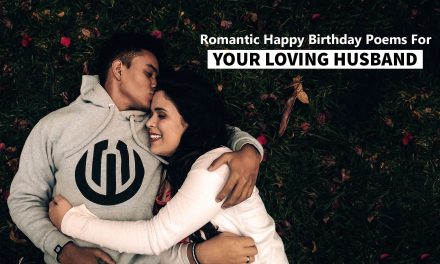 Romantic Happy Birthday Poems For Husband From Wife