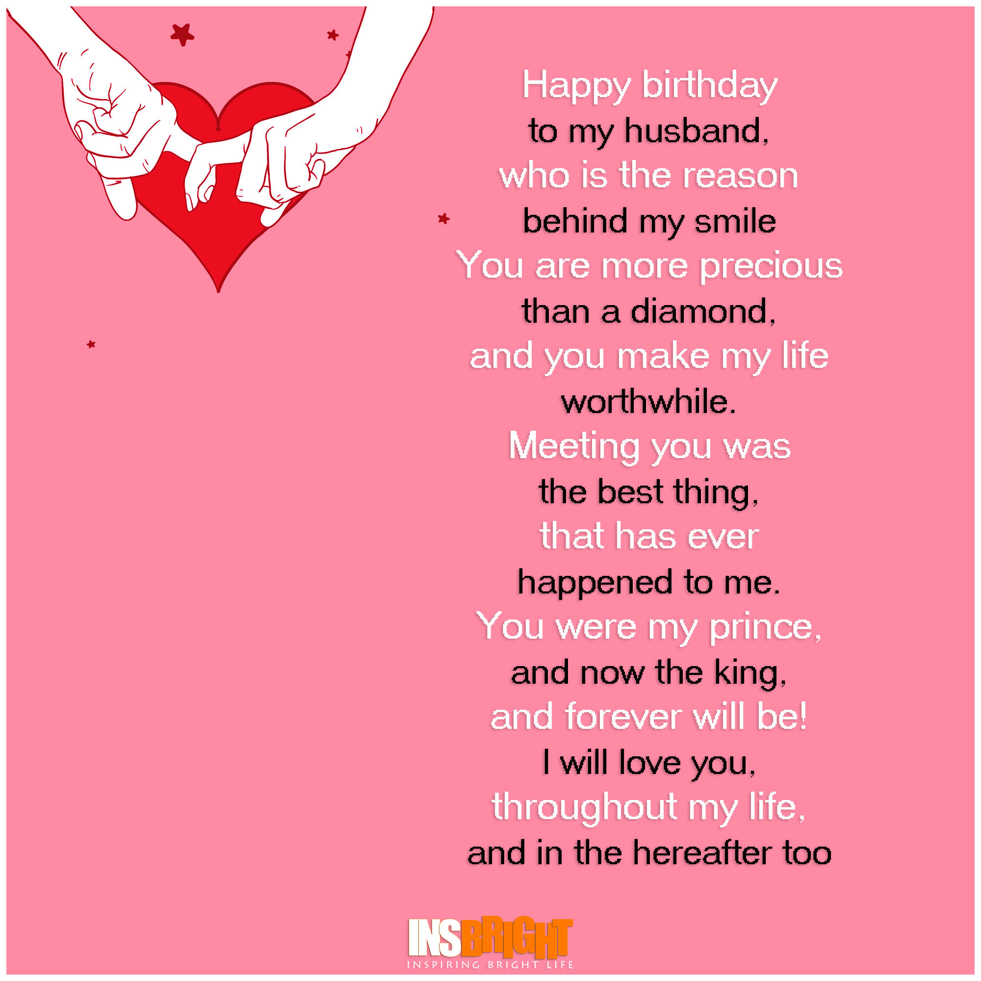 Romantic Happy Birthday Poems For Husband From Wife Insbright