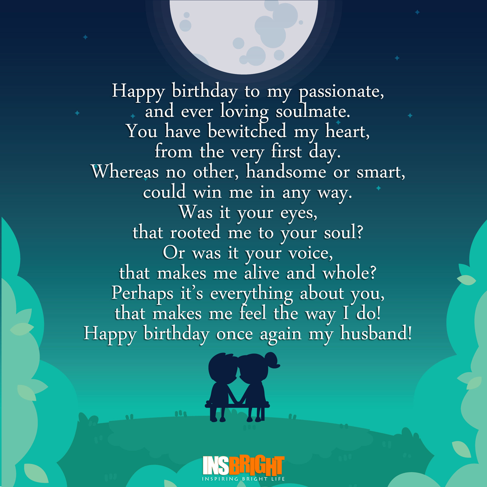 Romantic Happy Birthday Poems For Husband From Wife Insbright