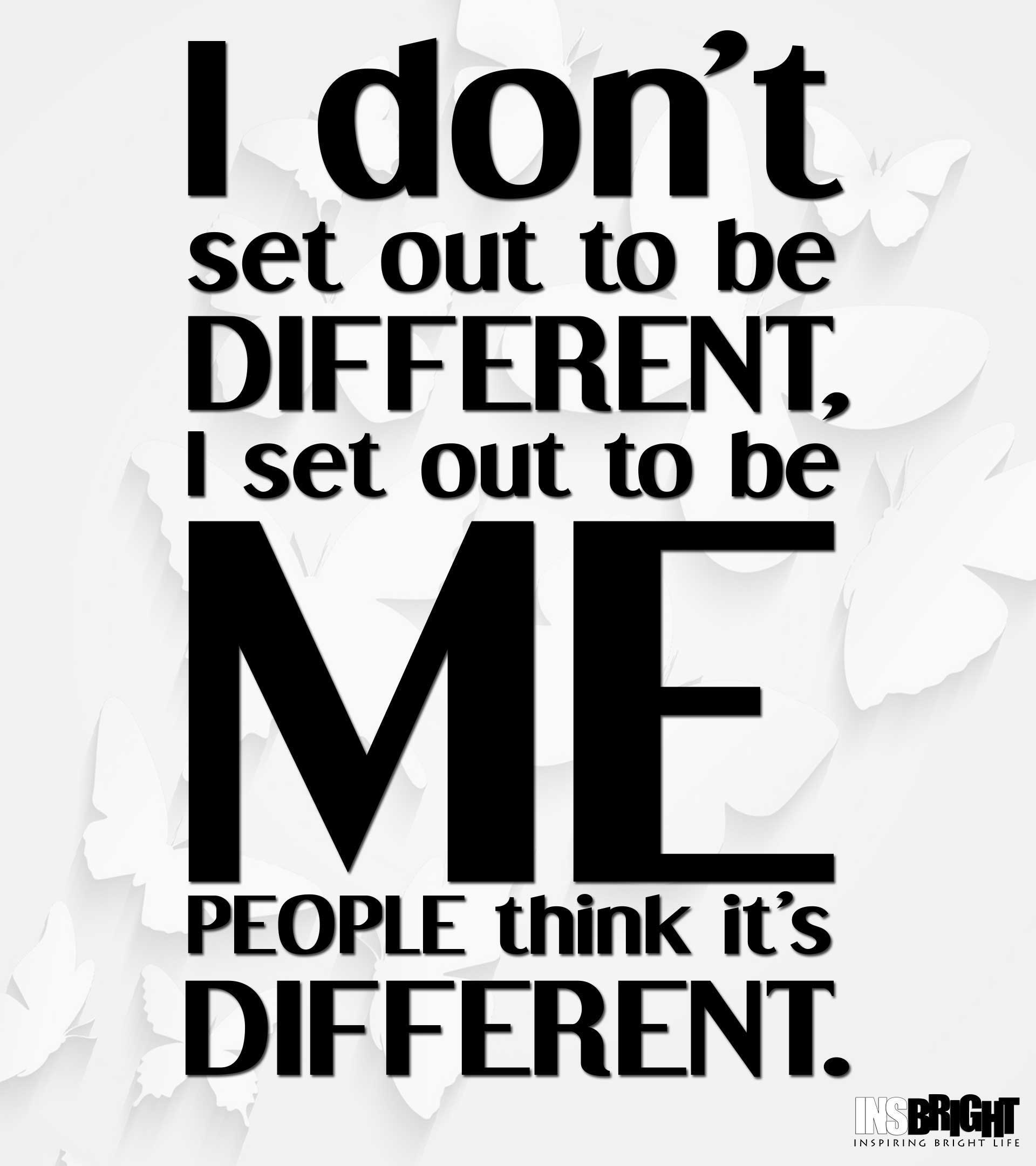 lil wayne quotes about being different